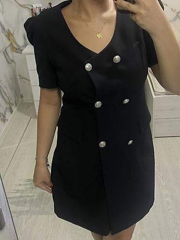accent eau de parfum: Qara rəngli, qısa ölçülü, pencək-kleid (blazer dress) model qadın — 1