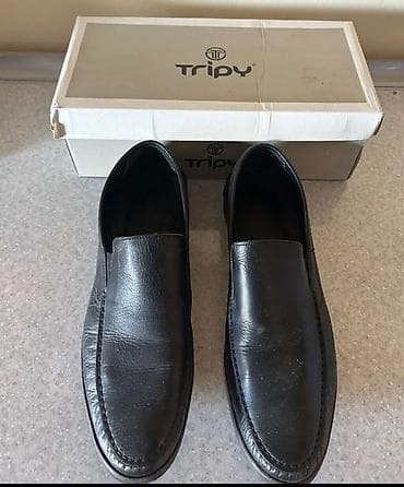 Botinkalar: Tripy kişi mokasinləri - Model: Tripy slip-on mokasin - Rəng: qara - — 1