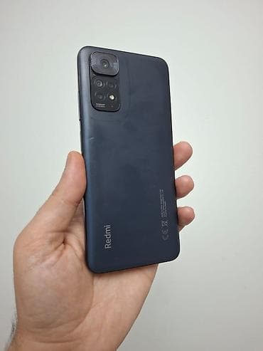 iphone ucuz qiymete: Redmi Note 11S, 128 GB, rəng - Qara, İki sim kartlı — 7