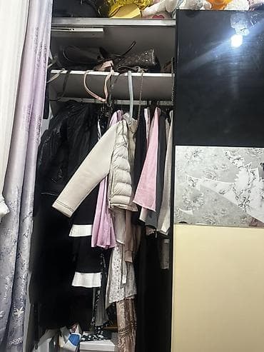 iki qapili dolablar: 2 qapılı, Rəngli, Digər material, Kupe, Düz dolab — 2