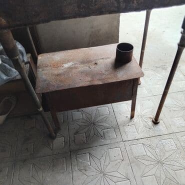 qazan və tavalar: Dəmir Peçi, İşlənmiş, yanacaq - Odun, Ödənişli çatdırılma — 2