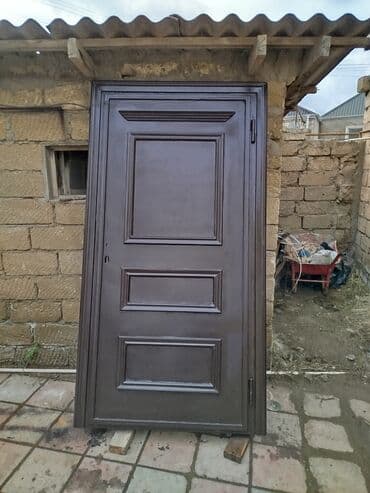 Dekorativ divar panelləri: Metall giriş qapısı - Material: qalın metal lövhə, möhkəm karkas - — 6