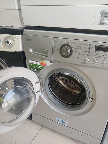 concord 110 tef: Paltaryuyan maşın LG, 6 kq, İşlənmiş, Avtomat, Qurutma var, Kredit yoxdur, Ünvandan götürmə, Pulsuz çatdırılma, Ödənişli çatdırılma — 3