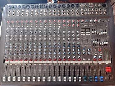 ərəb pul vahidi: Dynacord PowerMate 1600 – gücləndiricili mikser - 2×800W (4Ω) gücə — 4