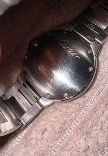 купить золотые часы бу: Б/у, Наручные часы, Cartier, цвет - Серебристый — 5