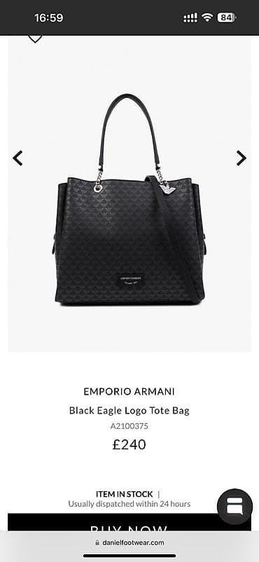 qol sati: Emporio Armani çanta magazadaxili karqo ve chatdirilma ile birge 500 — 2