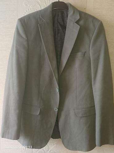 boz pencek: Kişi pencəyi – klassik model - Rəng: tünd boz (antrasit ton) - Kəsim — 3