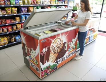 Şüşəli dondurucu