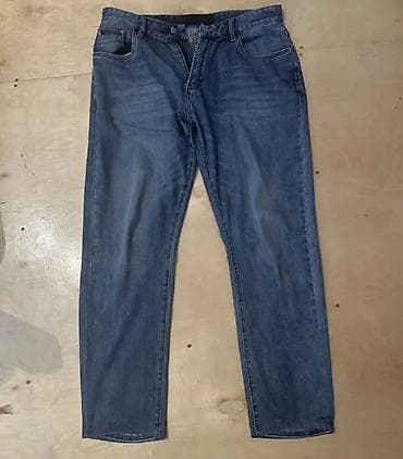 kurtka m l: Cins şalvar, Mavi, XL — 1