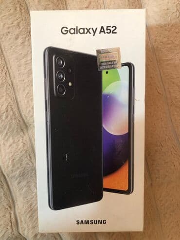 samsung a56 qiymeti kontakt home: Samsung Galaxy A52, 128 GB, rəng - Qara, Sənədlərlə — 3