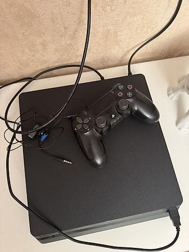 oyun konsoları: PlayStation 4 Slim oyun konsolu - Model: PS4 Slim (qara korpus) - — 1