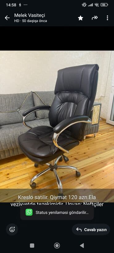 kreslo gaming: Təkərli — 1