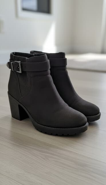 iş botinkaları: Ölçü: 38, rəng - Qəhvəyi, İşlənmiş — 1