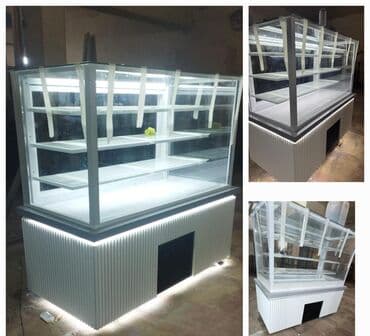 vitrin soyuducusu per page 99: Şüşəli vitrin soyuducu - Şaquli vitrində 3 səviyyəli rəf sistemi + — 1