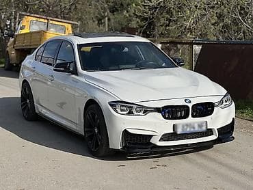 masin səkilləri: BMW 330i Sedan – F30 LCI - Kuzov: ağ rəng, M paket xarici dəst (idman — 2