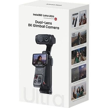 iphone 16 pro max kabro: Insta360 Luna Ultra – Dual-Lens 8K Gimbal Kamera Xüsusiyyətlər: - — 1