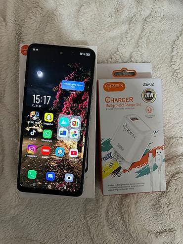 Infinix Hot 40, 256 GB, rəng - Yaşıl, Sensor, Face ID
