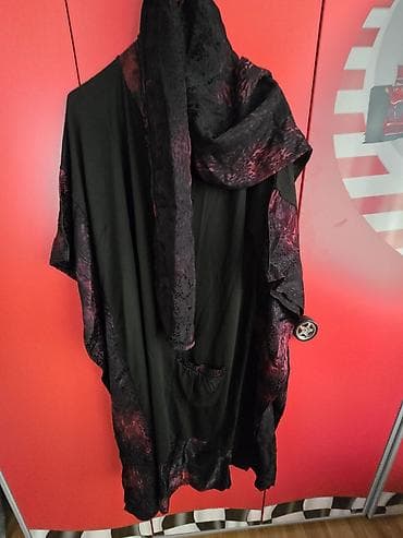 qadin tumanlari sekilleri: Plaş, rəng - Qara — 1