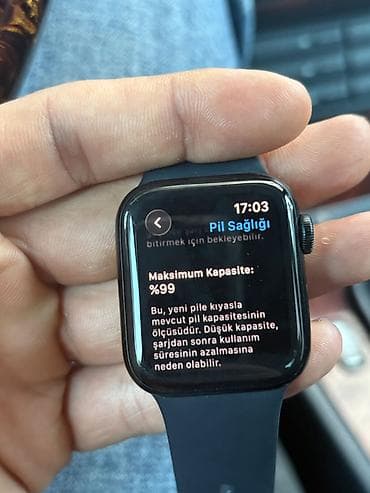 Смарт браслеты: Новый, Смарт часы, Apple, цвет - Черный — 4