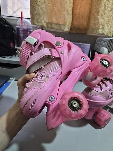 Məhsul: Uşaq dördtəkərli patinlər (rollers) - Rəng: Çəhrayı - Dizayn — 5
