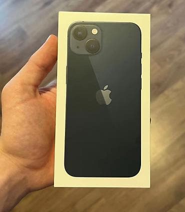 telefon akse: IPhone 13, 128 GB, Qara, Zəmanət, Barmaq izi, Face ID — 5