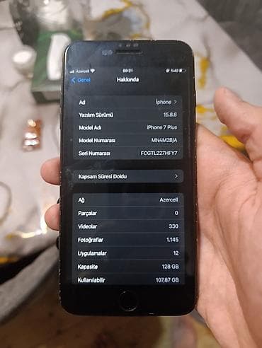 IPhone 7 Plus, 128 GB, Jet Black, Barmaq izi — 4