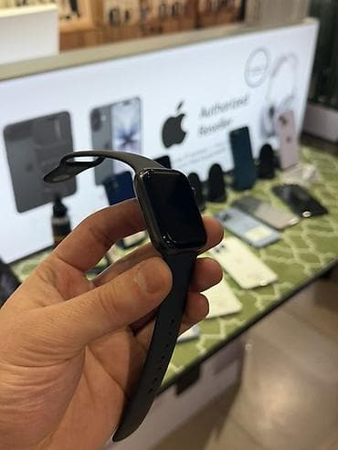 Смарт браслеты: Смарт часы, Apple, Водонепроницаемый, цвет - Черный — 9