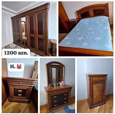 papaq sekili: Yataq otağı mebel dəsti – təcili köç səbəbindən satılır. Dəst — 1