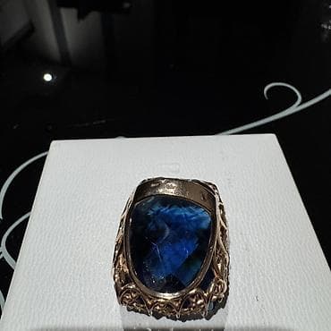 polad uzuk: Üzük, Sarı qızıl, Topaz — 4