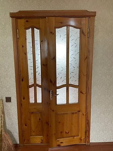 ev esyalari aliram: Salam. Qapılar QUSARDADIR. Təmiz şam ağacından hazırlanıblar, səliqəli — 1