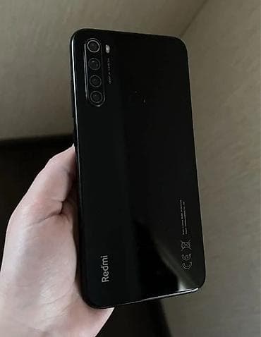 Redmi Note 8, 64 GB, rəng - Qara, Barmaq izi, İki sim kartlı