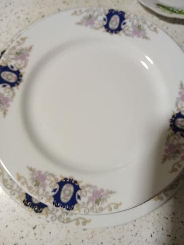 parda: Boşqablar, 6 ədədli dəst, rəng - Ağ — 2