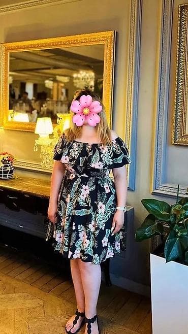 mini çanta: 1 defe geyinilib, Qadın donu – tropik naxışlı, açıq qol - Bel — 2