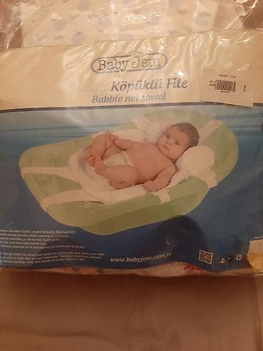 Tekstil: BabyJem “Köpüklü File” – Bubble Net Towel (vanna üçün körpə dayağı və — 1