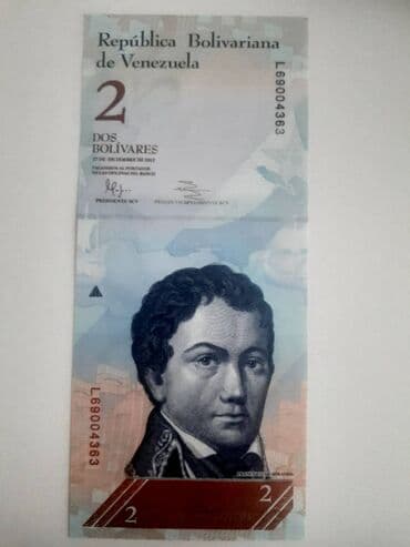 1000 qrivin nece manatdir: Venesuela 2 manat — 1