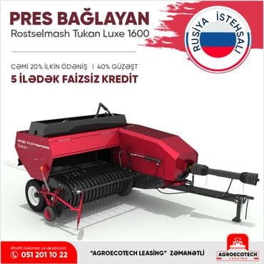 lafetlər: 🔖 Pres bağlayan I Rostselmash Tukan Luxe 1600 💶 40%-ə dək güzəşt — 1