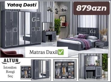 İkinəfərlik çarpayı, 2 tumba, Yeni