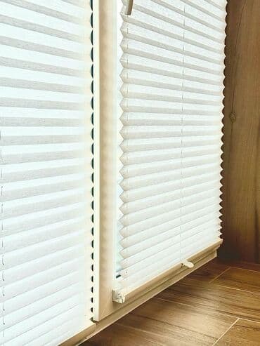 Digər ev dekoru: Plisse pərdələr – pəncərə və eyvan qapıları üçün zərif, funksional — 5