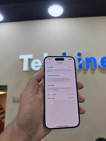 apple 5 s: IPhone 15, 128 GB, Göy, Zəmanət, Simsiz şarj, Face ID — 2