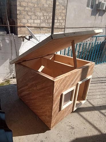 pişik yuvası satılır: Yuvalarin olçusu1,20 x 90 x 1.20 içerden izolyasiya olunur + diktle — 4