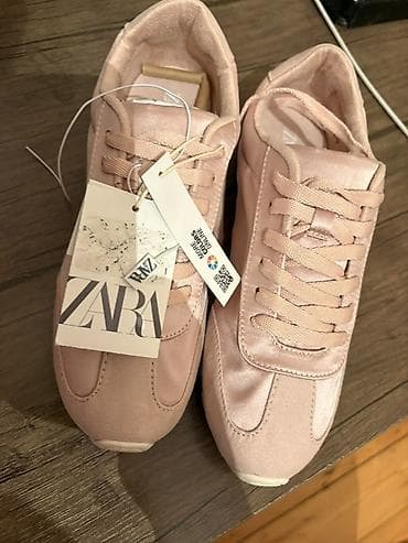 krosovka: ZARA qadın krossovkası - Model: ZARA sneakers - Rəng: açıq — 2