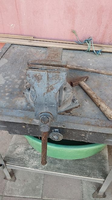 lent misar satilir: Metalkəsim üçün iş dəzgahı və bənna/ustaxana vitse - Möhkəm metal — 2