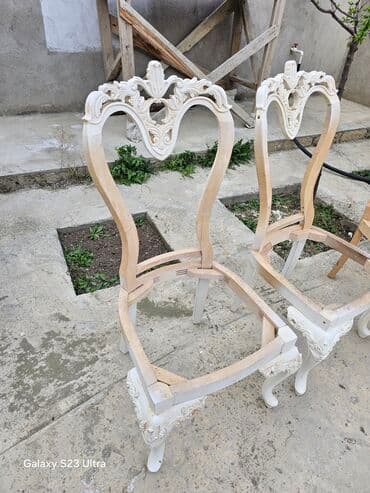 Taburetlər: Qonaq otağı üçün, Yeni, Qatlanmayan, Stul — 2