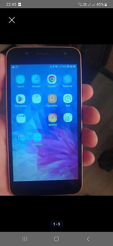 samsung s3600: Samsung Galaxy J2 Core, < 2 GB Memory Capacity, rəng - Qızılı, İki sim kartlı — 3
