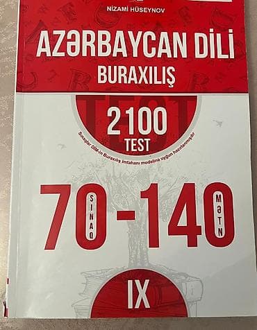 nimo seker testi: Məhsul: “Azərbaycan dili – Buraxılış” test toplusu Müəllif: Nizami — 1