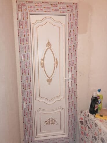 ucuz plastik qapi pencere: Yeni Plastik qapı 80x200 sm Zamok və çərçivə ilə, Zəmanətli, Pulsuz quraşdırma, Pulsuz çatdırılma — 8