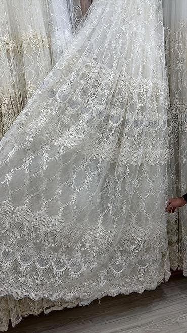 çan: Məhsul: Naqişli tull pərdə parçası - Material: Yüksək keyfiyyətli — 4