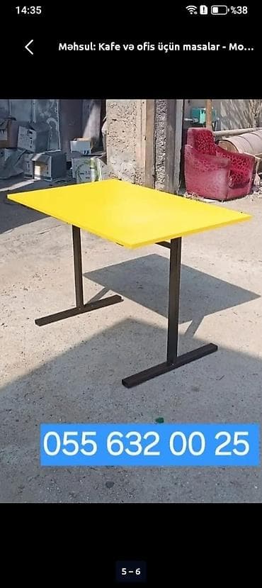 tabletka stul: Mətbəx üçün, Yeni, Açılmayan, Dördbucaq masa, 4 stul — 4