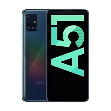 galaxy a52 qiyməti: Samsung Galaxy A51, 64 GB, rəng - Qara, Face ID, Zəmanət, İki sim kartlı — 1