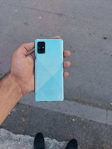 samsung tab e: Samsung Galaxy A51, 128 GB, rəng - Mavi, Barmaq izi — 3